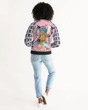 Load image into Gallery viewer, Divine Beauty Spyder 2:28 Women&#39;s Bomber Jacket