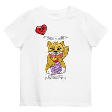 Load image into Gallery viewer, Love is In The Air Organic cotton kids t-shirt